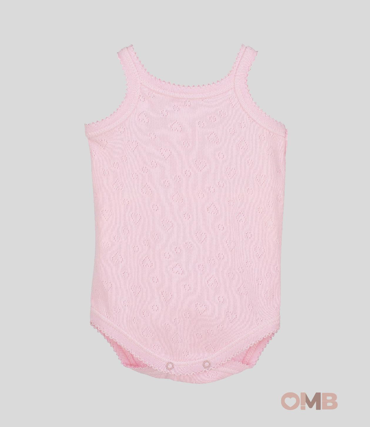Body Neonata Calamaro Baby 01688 rosa 01688 ROSA CALAMARO BABY