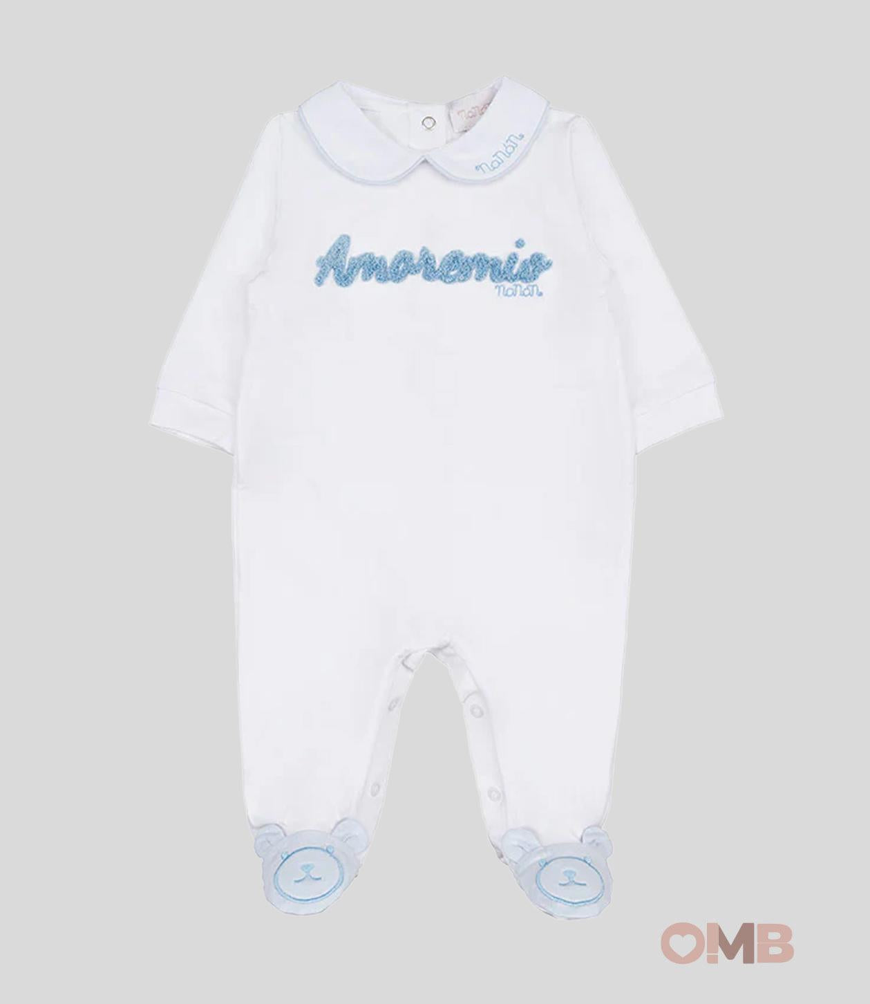 Tutina Neonato Nanan 010 azzurra 010 AZZURRO NANAN