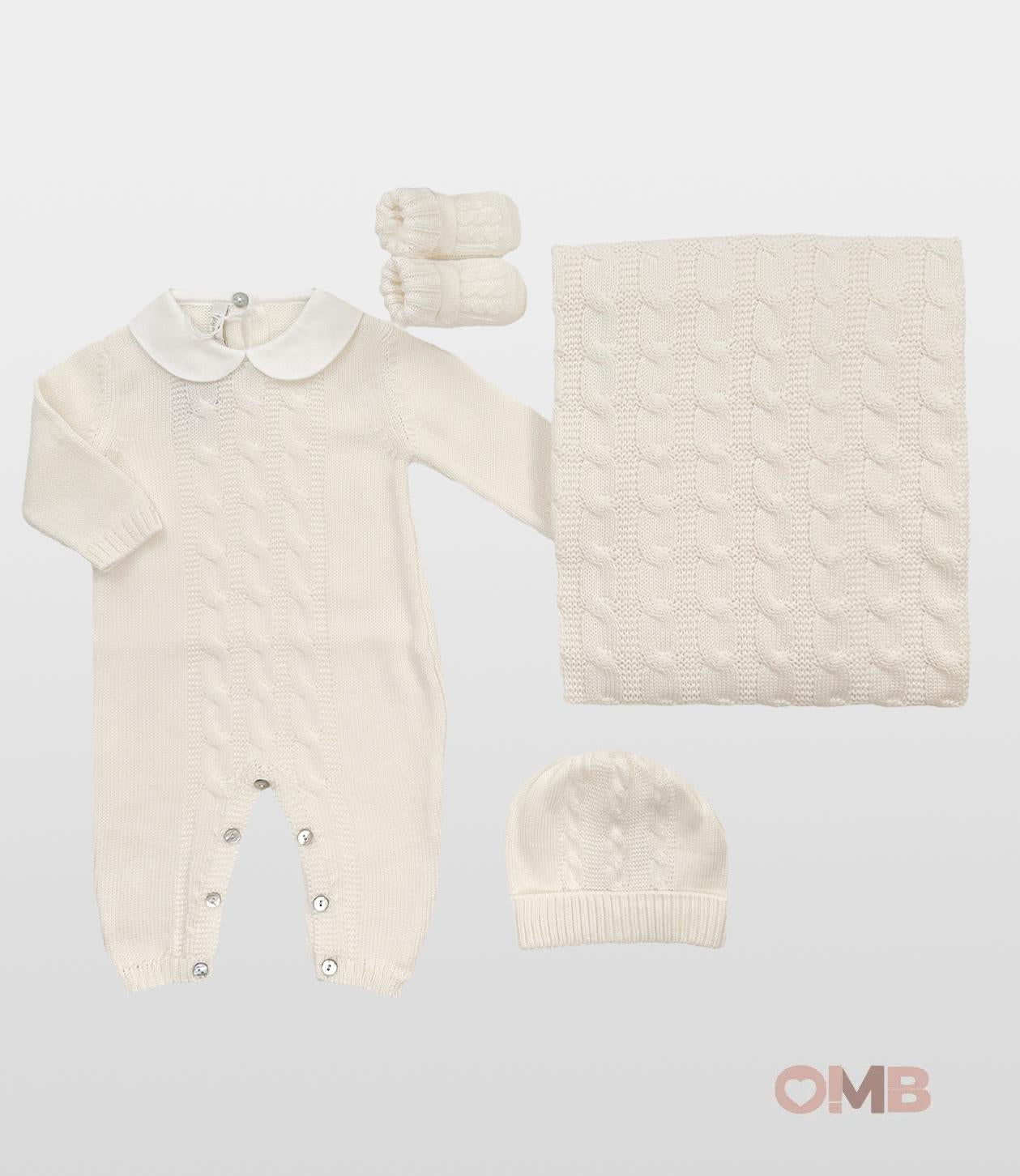 Cappello Neonato Baby Lord 643 panna 643 BIANCO BABY LORD