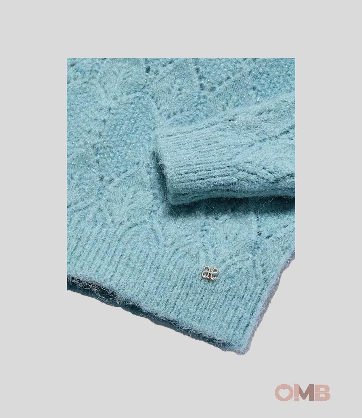 Maglione neonata ABEL&LULA 5816 Azzurro 5816 ACQUA ABEL&LULA