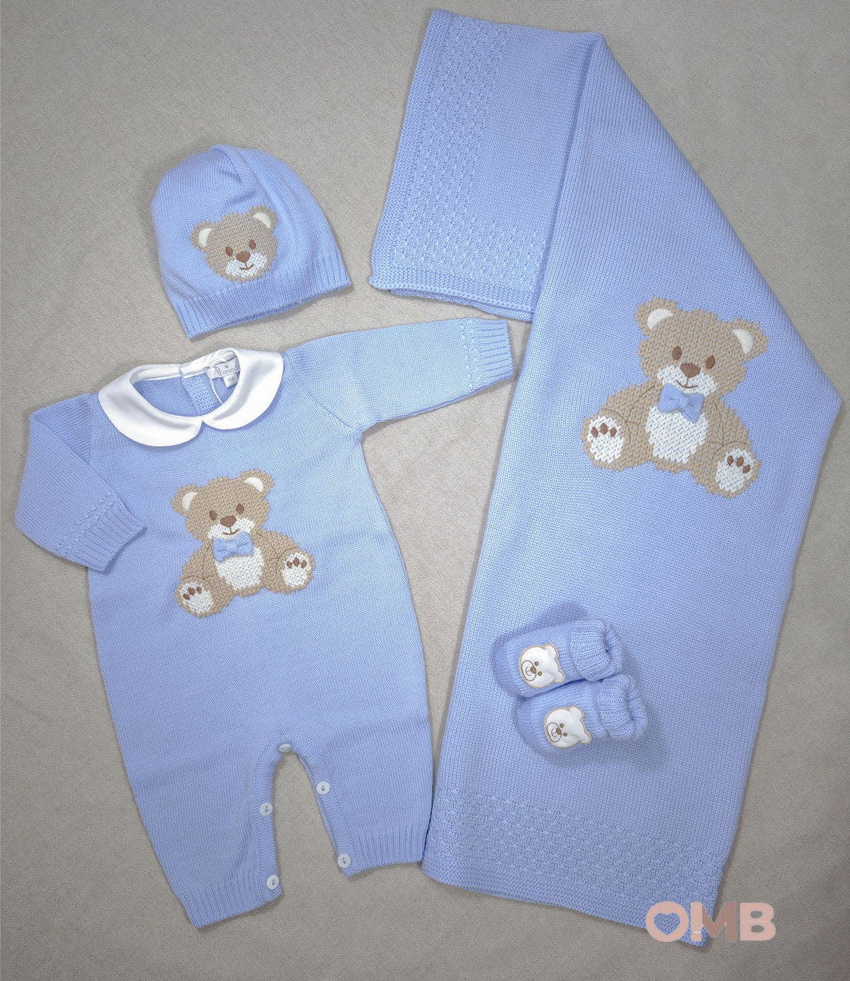 Set nascita neonato Primo di bebè 4721 cielo 4721 ORSETTO PRIMODI BEBE 