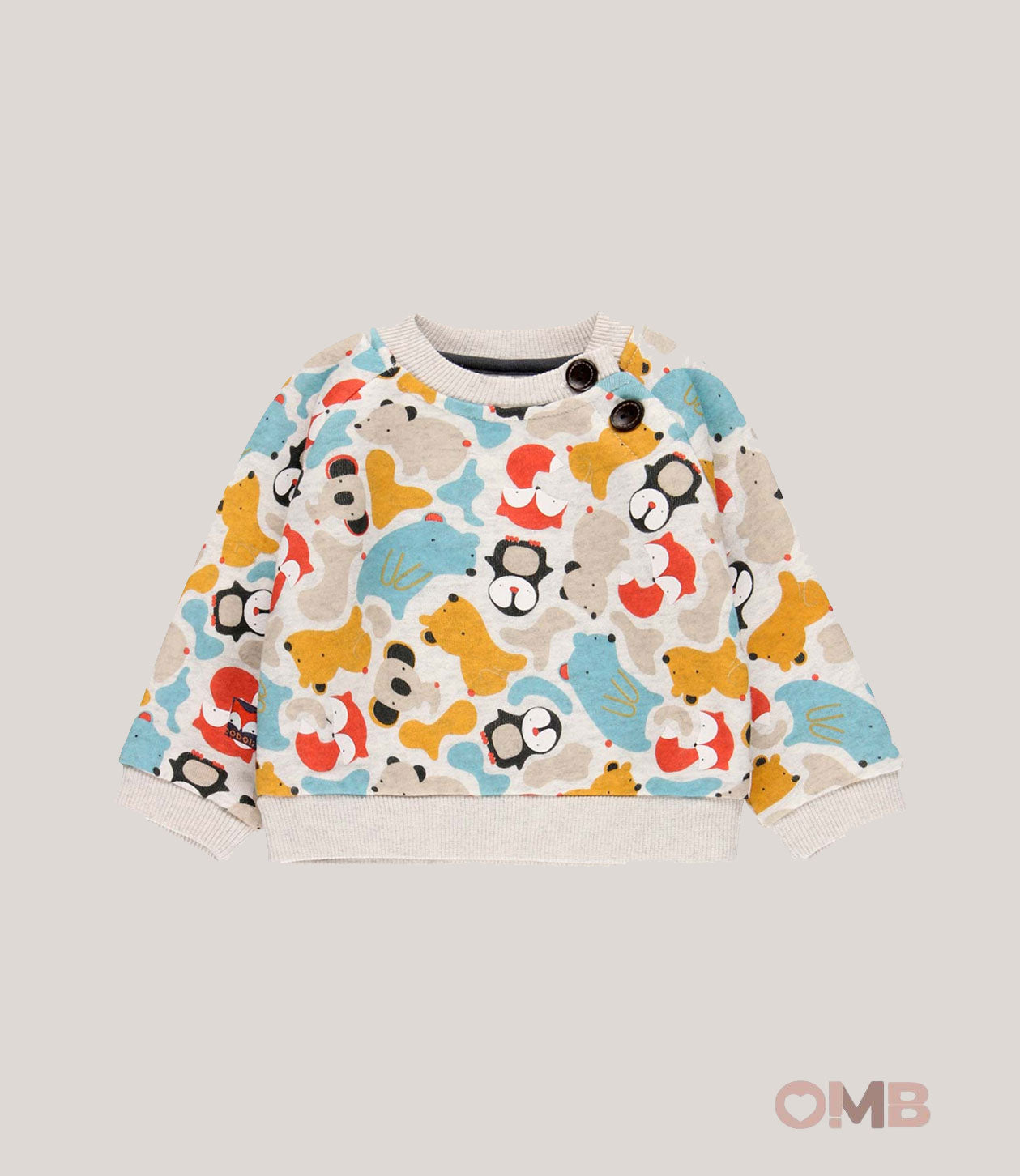 Felpa Boboli Neonato 145156 multicolor 145156 MULTICOLOR BOBOLI 