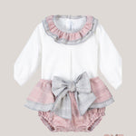 Completo neonata Calamaro Baby 17790 rosa 17790 ROSA CALAMARO BABY 