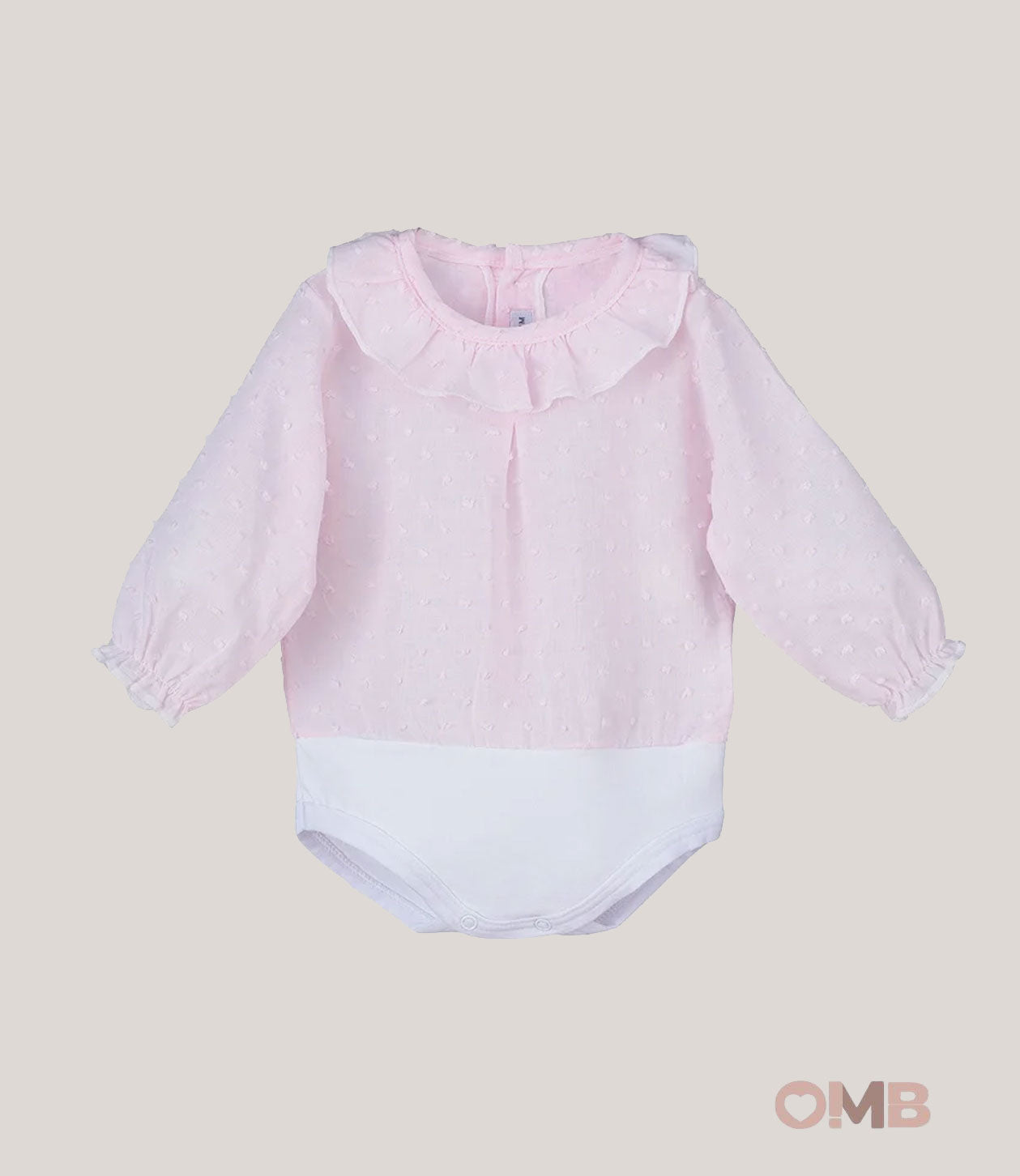 Body CALAMARO BABY neonata 19037 rosa 19037 ROSA CALAMARO BABY 