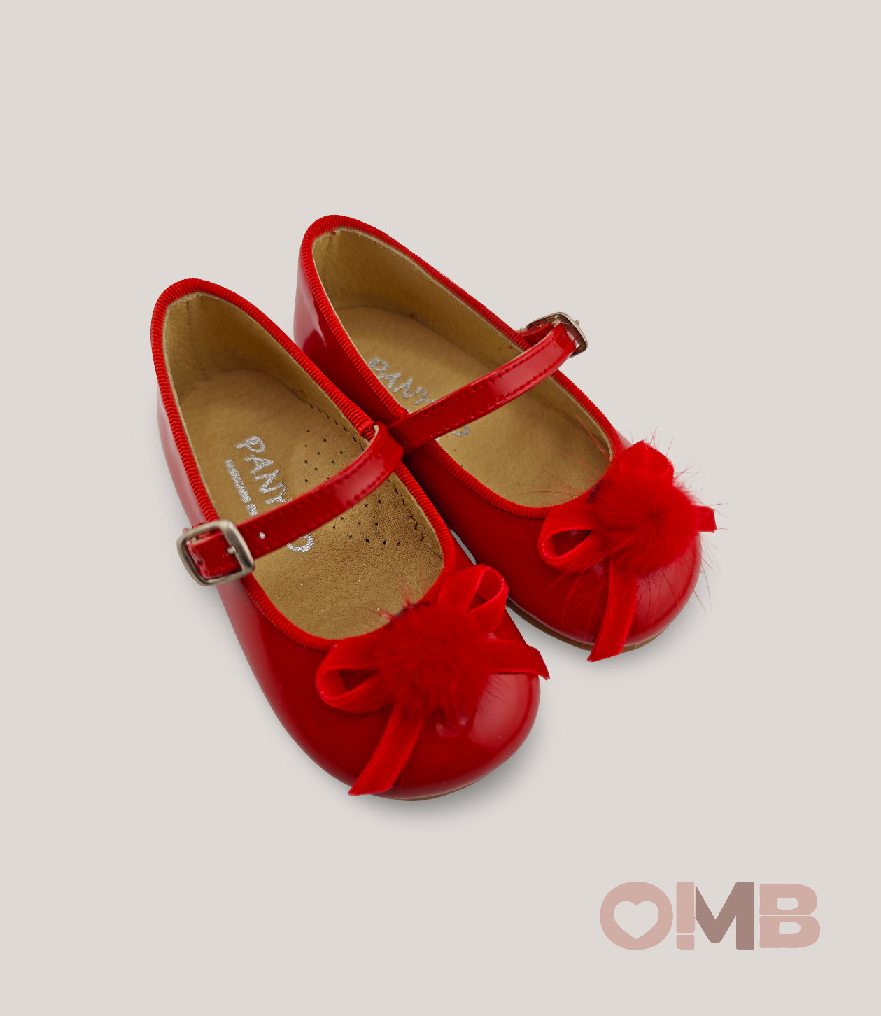 Bamboline bambina PANYNO B2706 Rosse<BR/> B2706 ROSSO PANYNO 