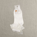 Calzini bambina PAOLO ROMBOLI BAC66 Ecru<BR/> BAC66 ECRU PAOLO ROMBOLI 