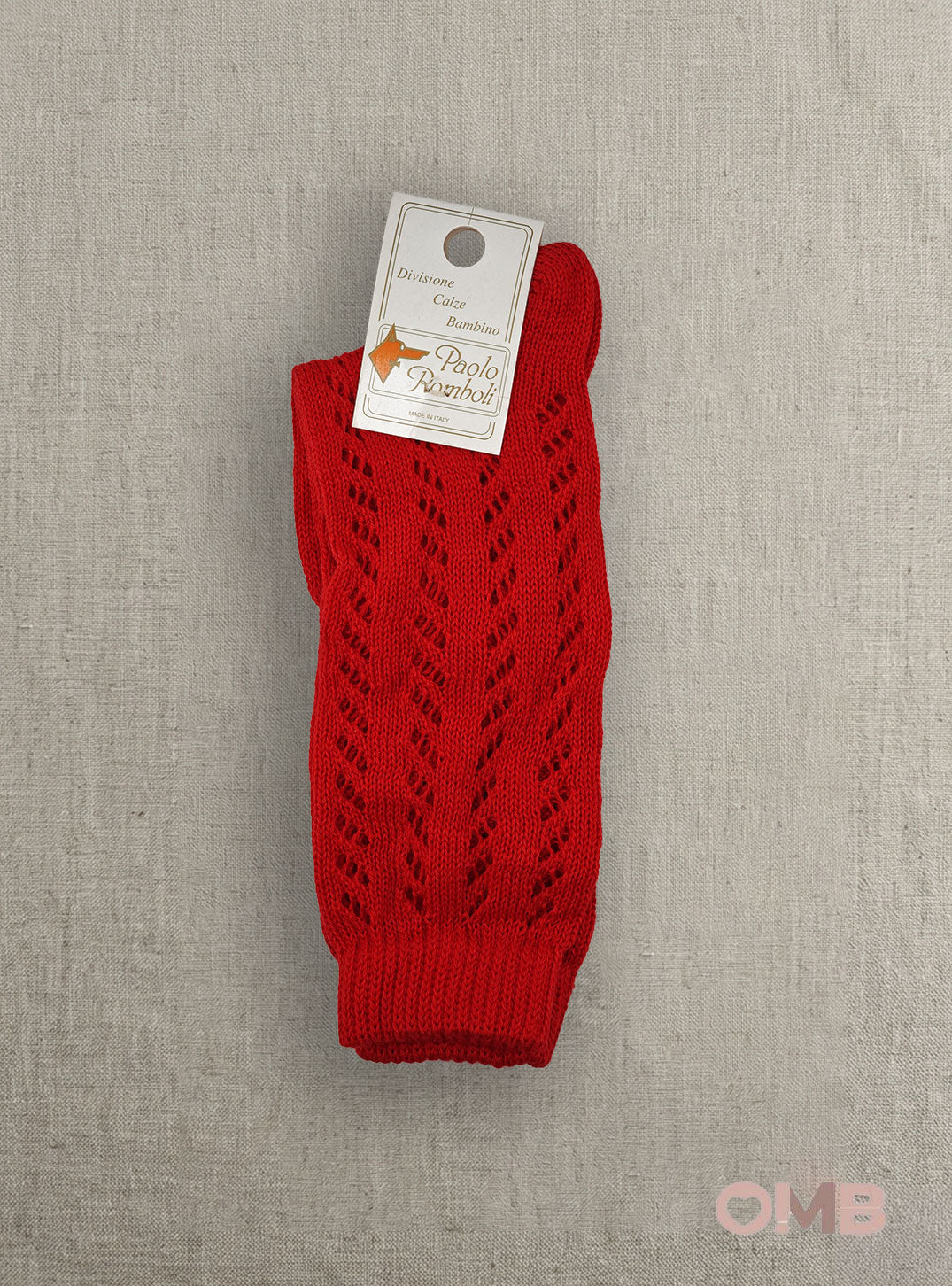 Calzini PAOLO ROMBOLI bambina BAL34 Rossi BAL34 ROSSO PAOLO ROMBOLI 