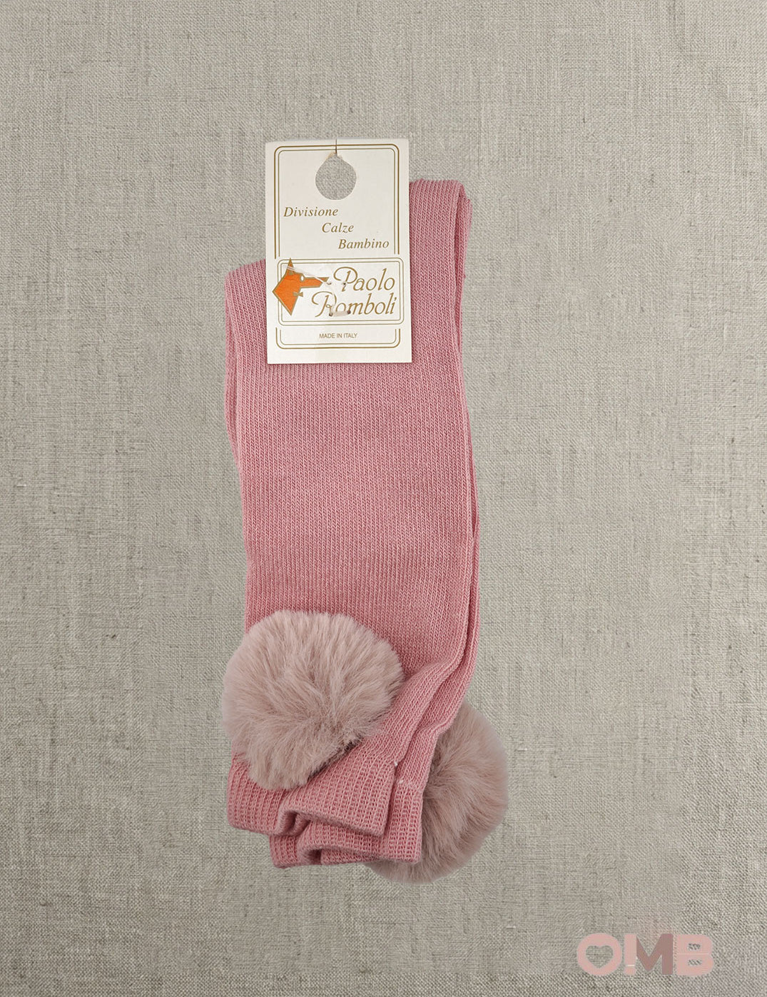 Calzini bambina PAOLO ROMBOLI BAL90 Rosa BAL90 ROSA ANTICO PAOLO ROMBOLI 