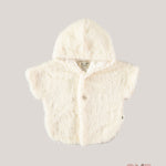 Poncho Petit Indi neonata 16.37 panna 16.37 PANNA PETIT INDI 