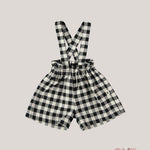 Bermuda Petit Indi neonato 59.2 nero bianco 59.52 QUADRI NERO PETIT INDI 