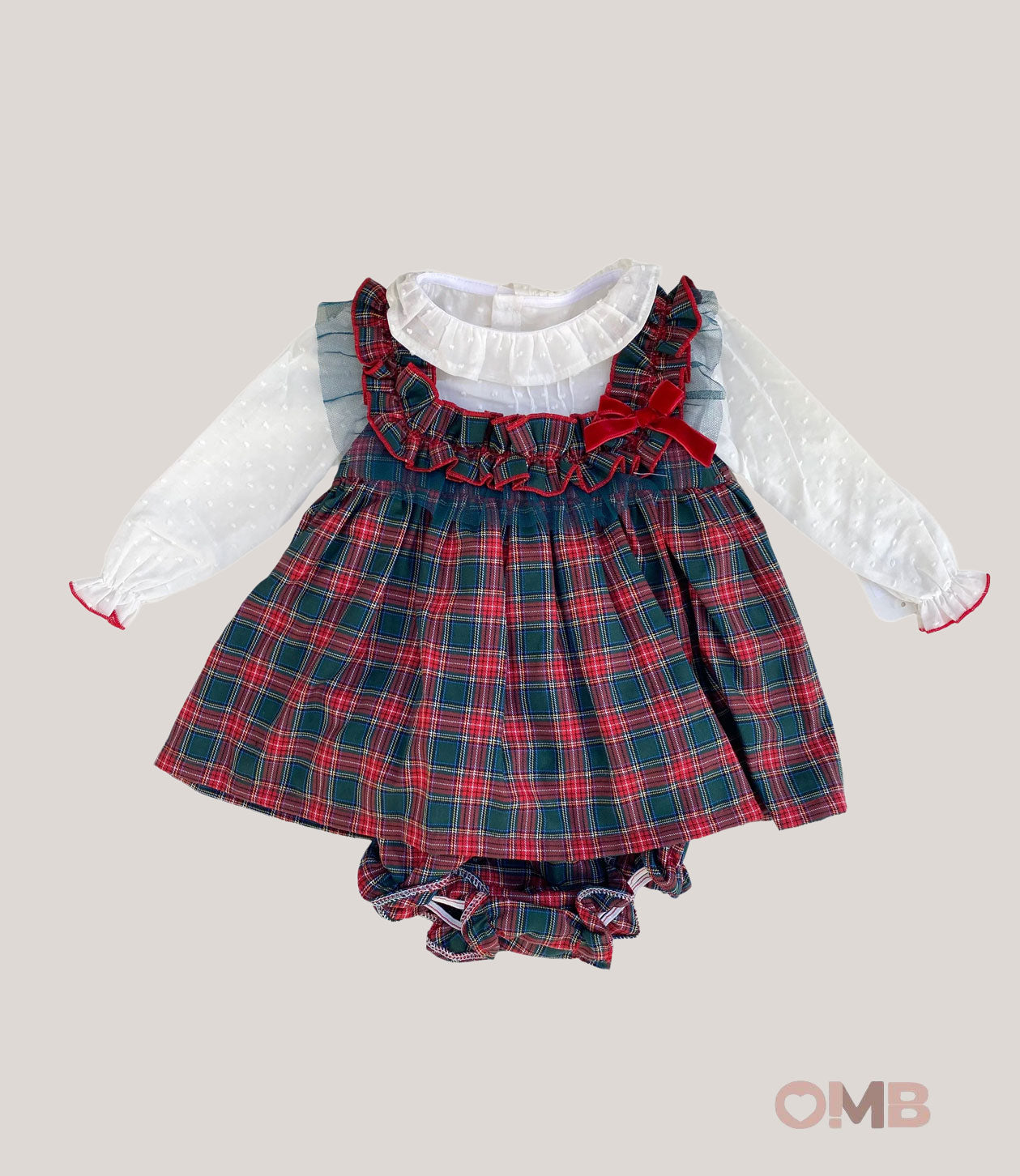 Completo Valentina Bebes Neonata CWA165 multicolor<BR/> CWA165 QUADRI VALENTINA BEBES 