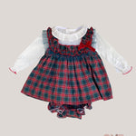Completo Valentina Bebes Neonata CWA165 multicolor<BR/> CWA165 QUADRI VALENTINA BEBES 