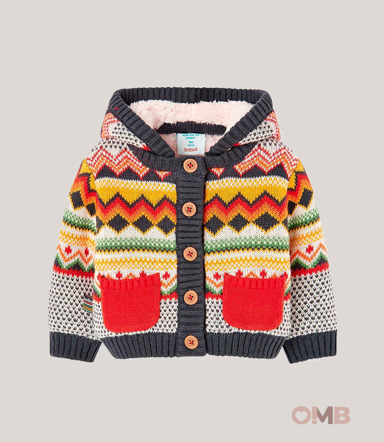 Giubbino Neonato Boboli 127123 multicolor 127123 MULTICOLOR BOBOLI 