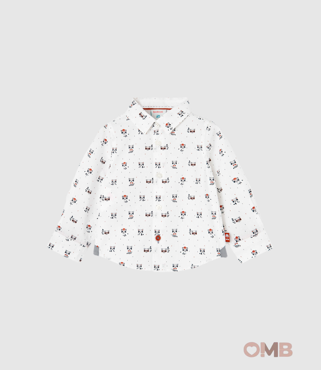 Camicia BOBOLI neonato 717016 Bianca 717016 BIANCA BOBOLI 