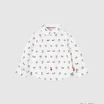 Camicia BOBOLI neonato 717016 Bianca 717016 BIANCA BOBOLI 