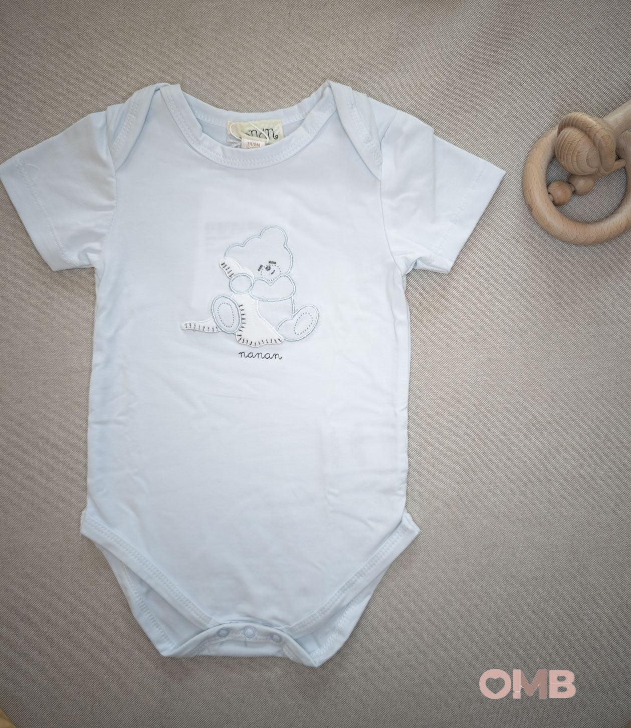 Body Neonato Nanan 004 cielo 004 AZZURRO NANAN 
