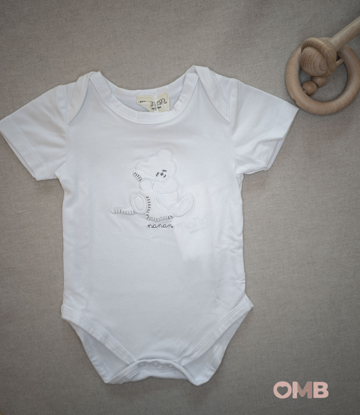 Body Neonato Nanan 004 bianco 004 BIANCO NANAN 