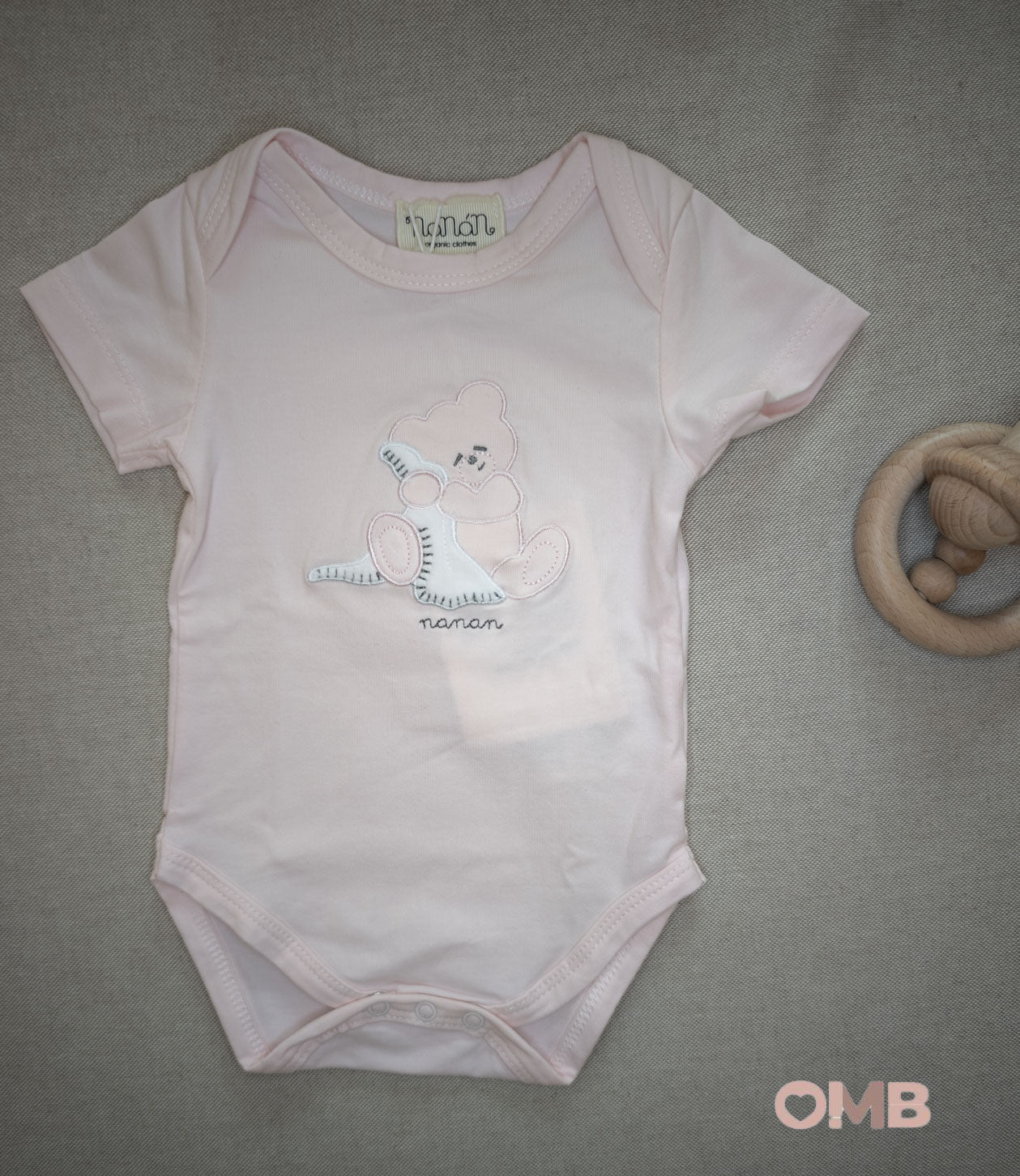Body Neonato Nanan 004 rosa 004 ROSA NANAN 