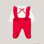 Tutina Neonata Nanan 513 bianco rosso 513 ROSSO NANAN 