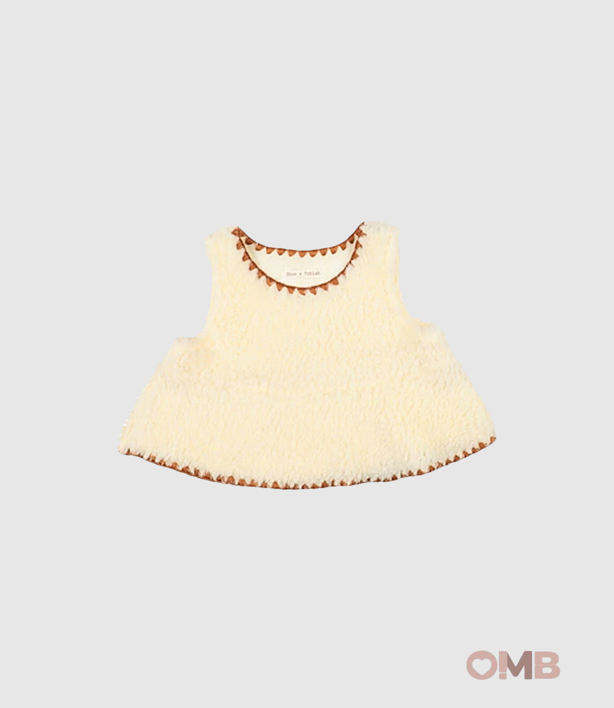 Gilet ZHOE & TOBIAH bambina BEE5 Naturale BEE5 NATURALE ZHOE & TOBIAH 