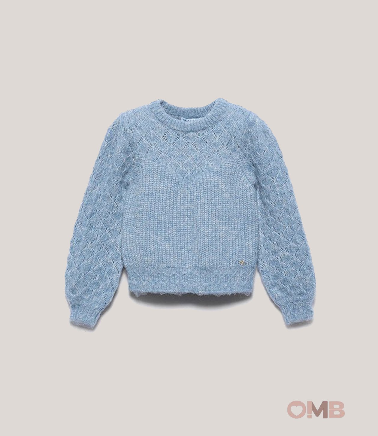 Maglione bambina ABEL&LULA 5823 Azzurro 5823 azzurro ABEL&LULA 