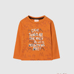 T-shirt BOBOLI bambino 339016 Caramello 339016 CARAMELLO BOBOLI 