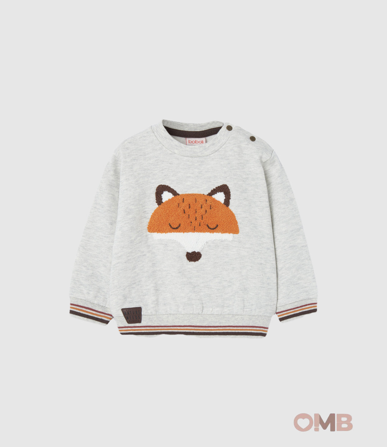 Felpa BOBOLI bambino 339050 Ecru 339050 ECRU BOBOLI 