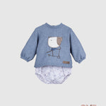 Completo CALAMARO BABY neonato 11021 Ottanio 11021 OTTANIO CALAMARO BABY 