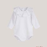 Body CALAMARO BABY neonata 19085 bianco 19085 BIANCO CALAMARO BABY 