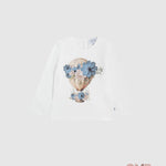T-shirt MAGIL bambina 26090 Bianca 26090 MONGOLFIERA MAGIL 