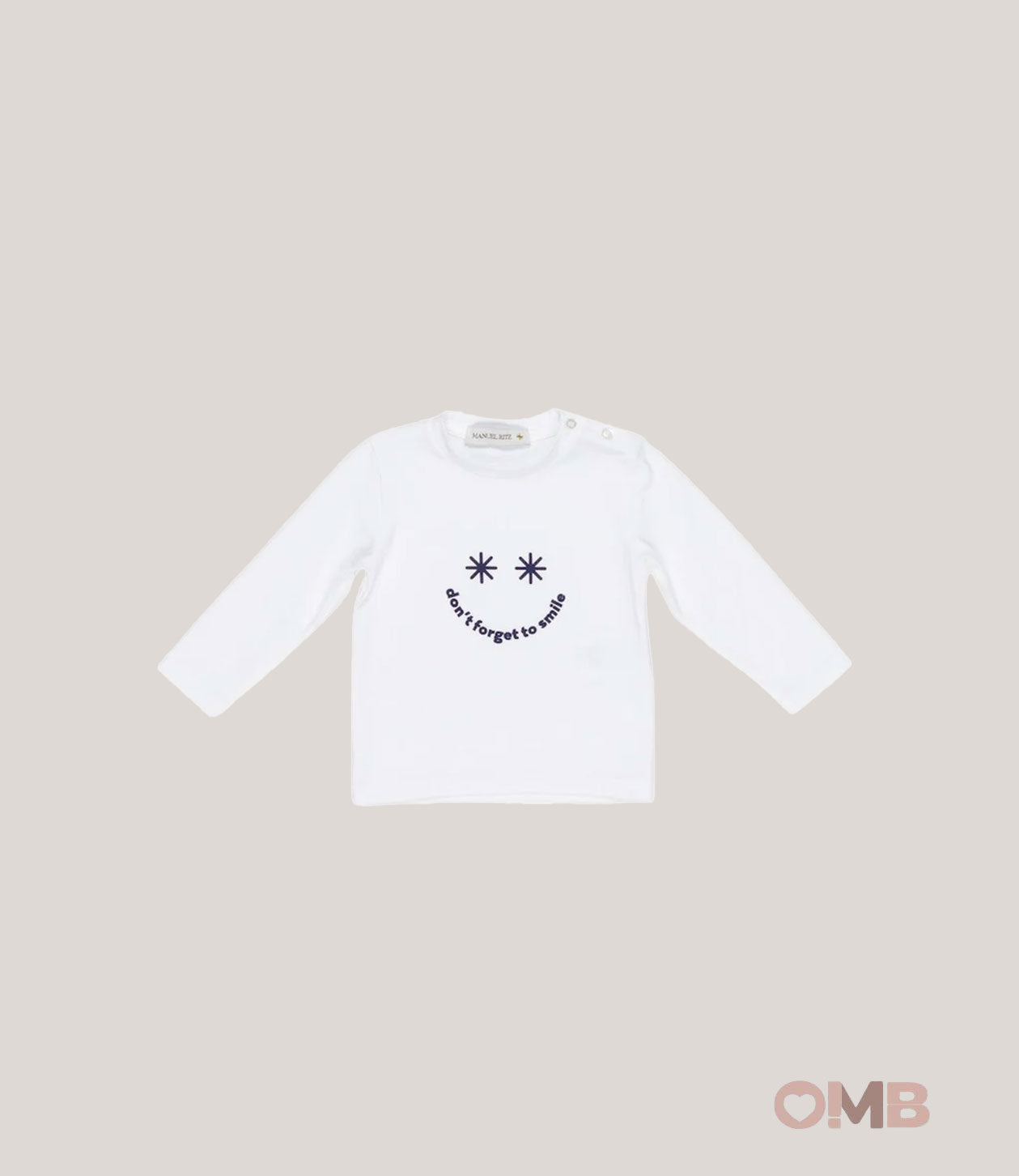 T-shirt bambino MANUEL RITZ 2807 Bianca<BR/> 2807 BIANCO MANUEL RITZ 
