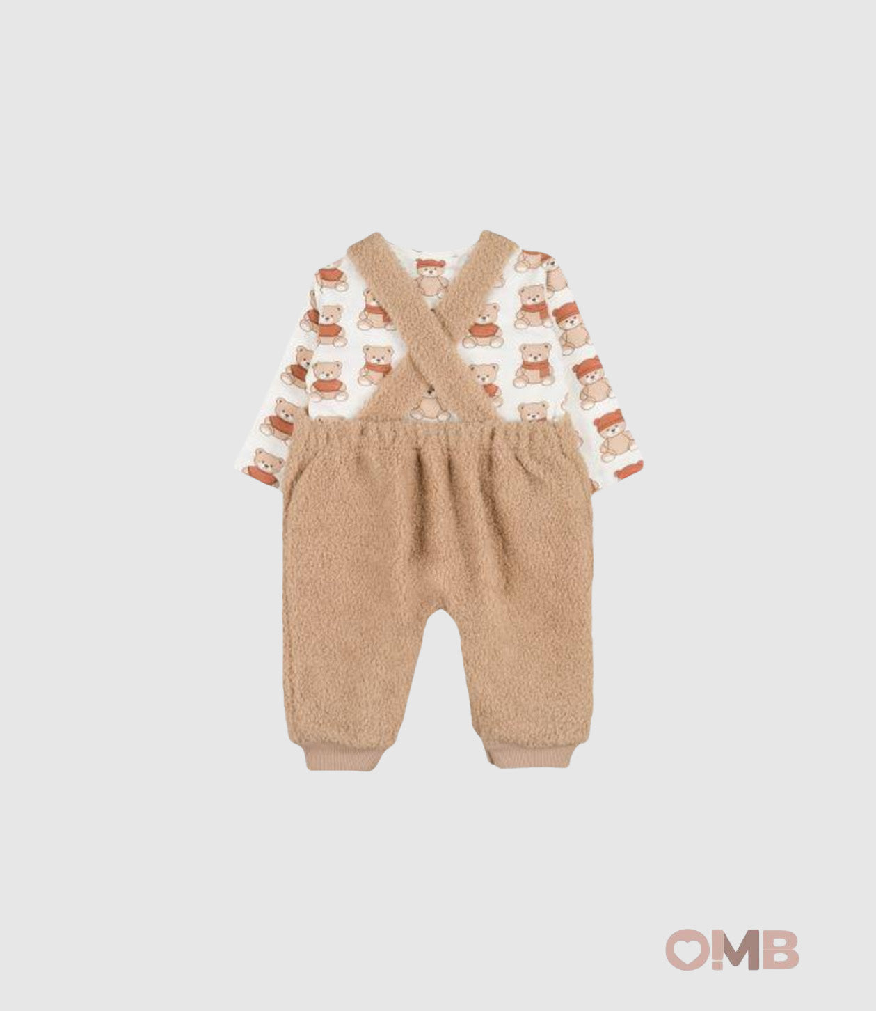 Salopette NANAN neonata 138 Beige 138 TEDDY NANAN 