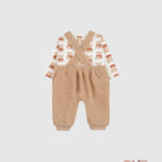 Salopette NANAN neonata 138 Beige 138 TEDDY NANAN 