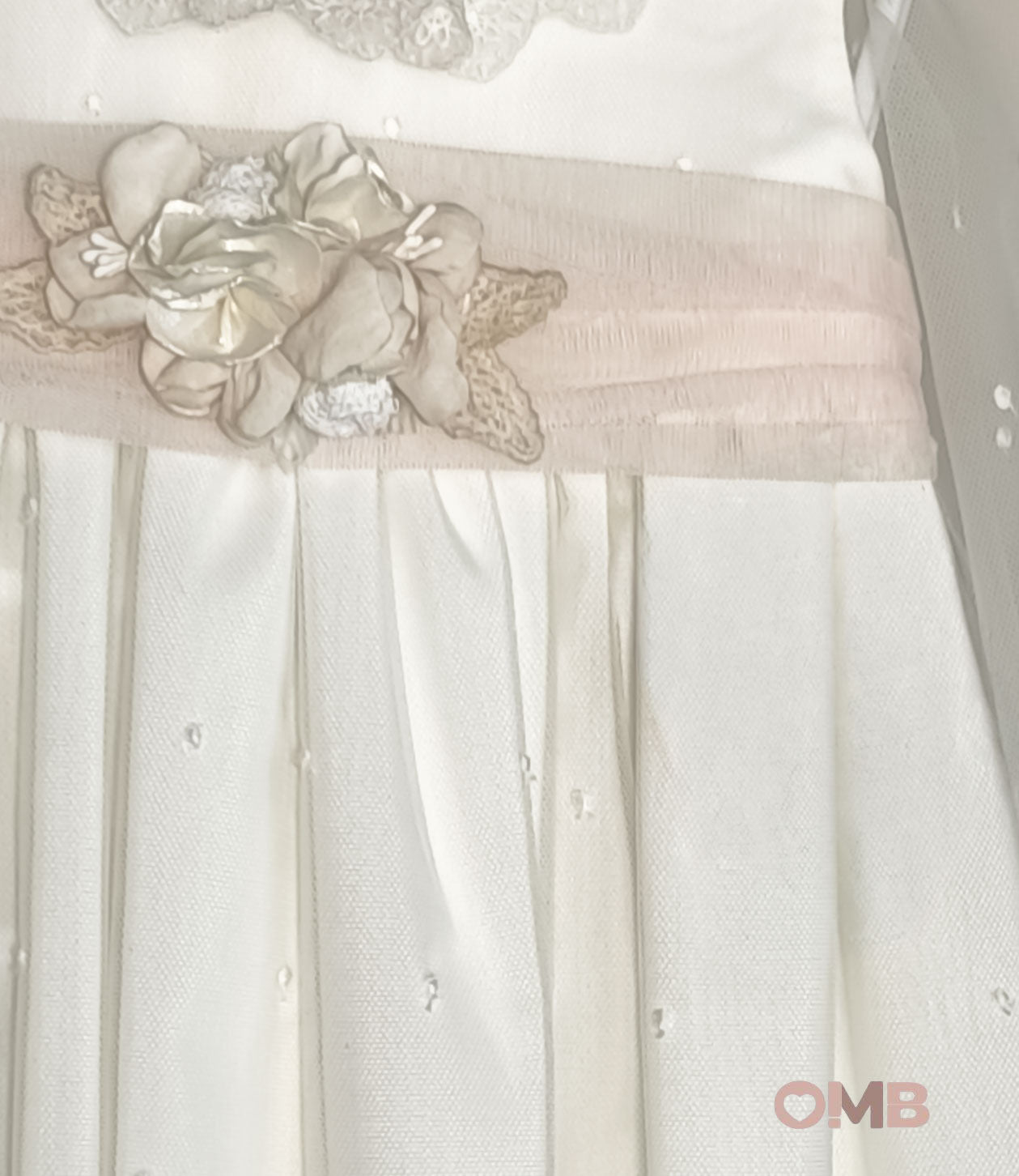 Abito Neonata NISERET 5553 Panna 5553 PANNA NISERET 