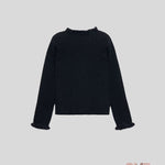 Maglia Abel&Lula bambina 5835 Nero<BR/> 5835 NERO ABEL&LULA 