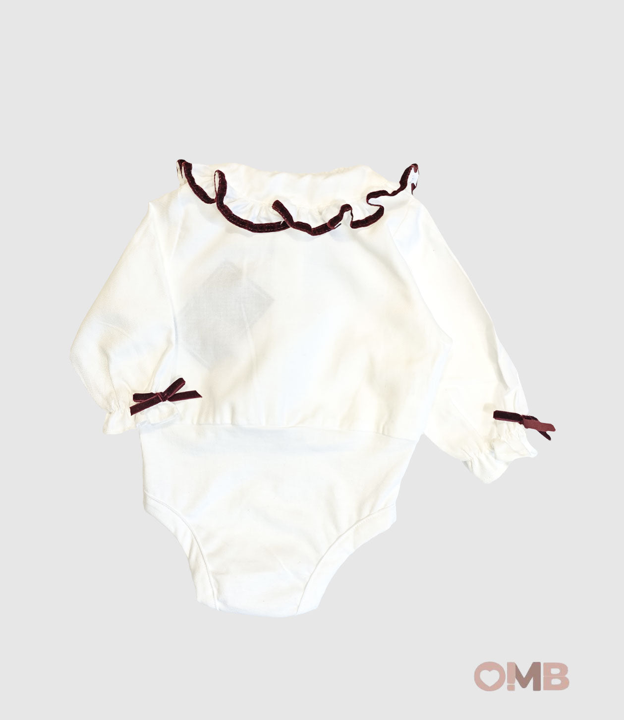 Camicia ARC EN CIEL neonata 1137 Bianco 1137 BCO-BORDEAU ARC EN CIEL 