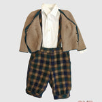 Completo BABY A. neonato C3313 Blu C3313 QUADRI BABY A. 