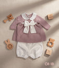 Completo Neonata Baby Lord 401 rosa antico