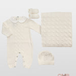 Cappello Neonato Baby Lord 643 panna 643 BIANCO BABY LORD 