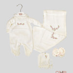 Set neonata BIMBI CHIC ALICE Bianco ALICE BCO-ROSA BIMBI CHIC 