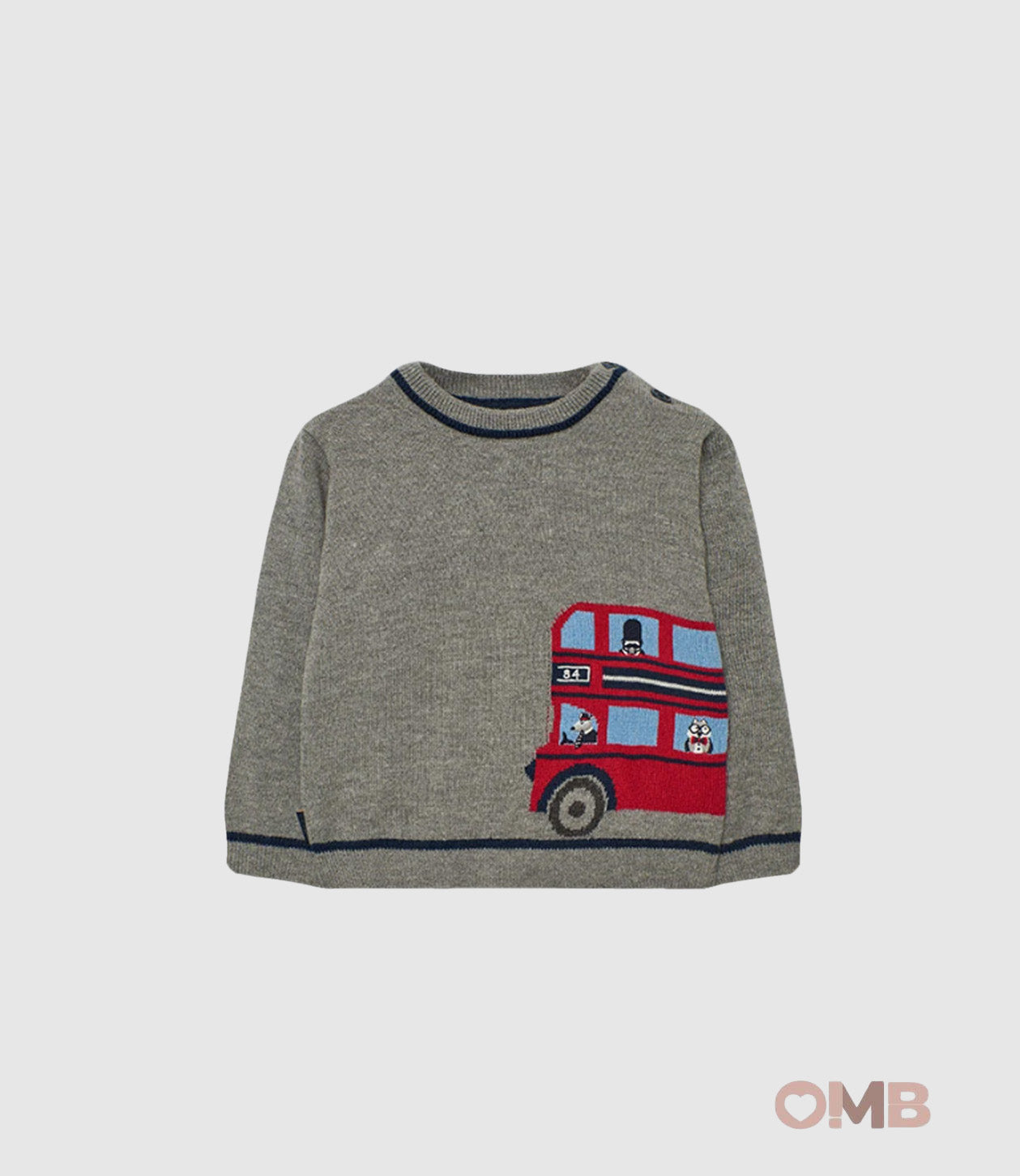Maglione Boboli bambino 712213 Grigio 712213 GRIGIO BOBOLI 