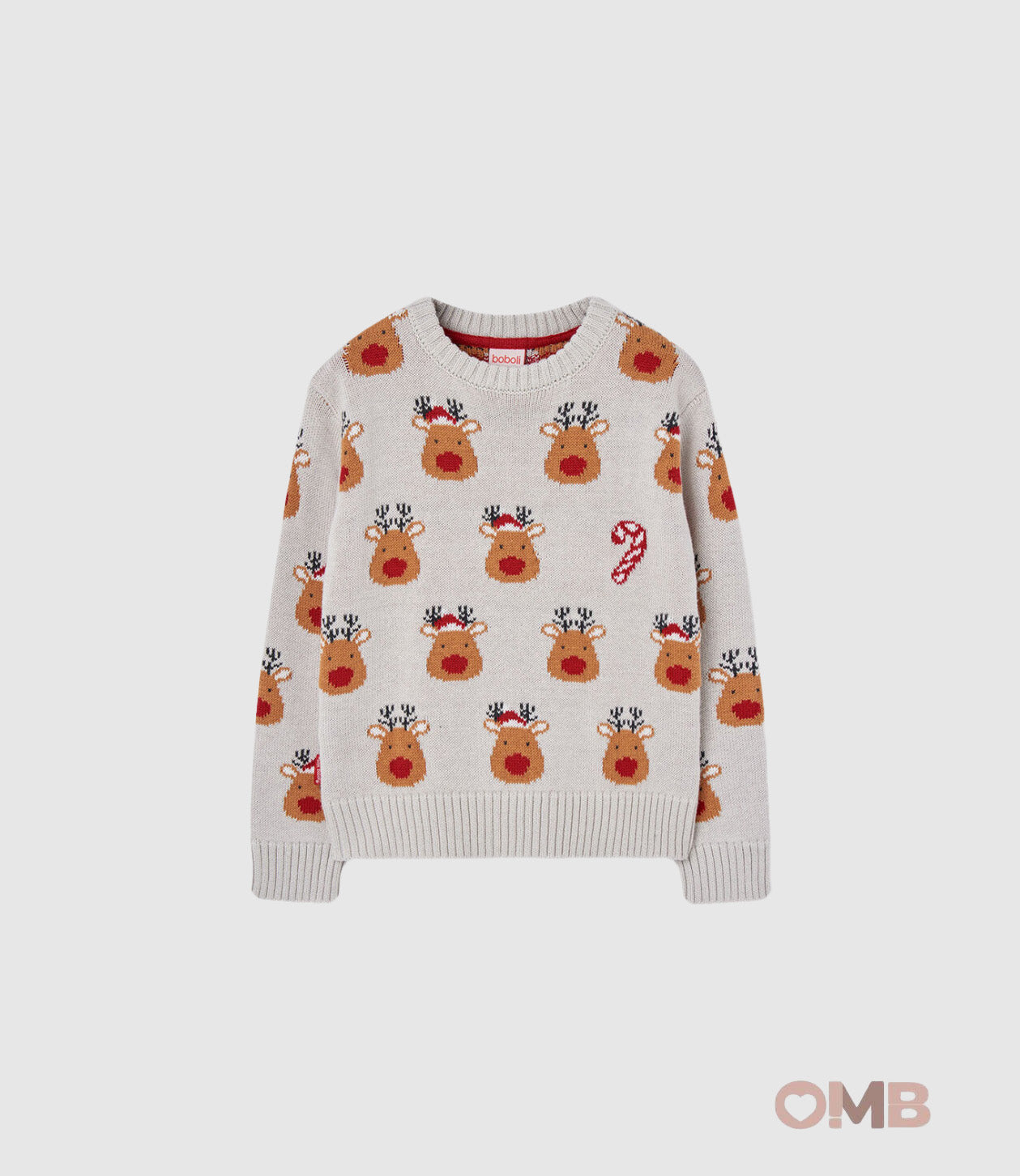 Maglione Boboli bambino 962030 Grigio 962030 RENNA BOBOLI 