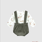 Completo CALAMARO BABY neonato 11201 Verde 11201 VERDE CALAMARO BABY 