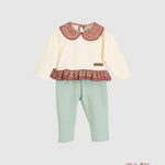 Completo Calamaro Baby neonata 11222-B Verde 11222-B MENTA CALAMARO BABY 