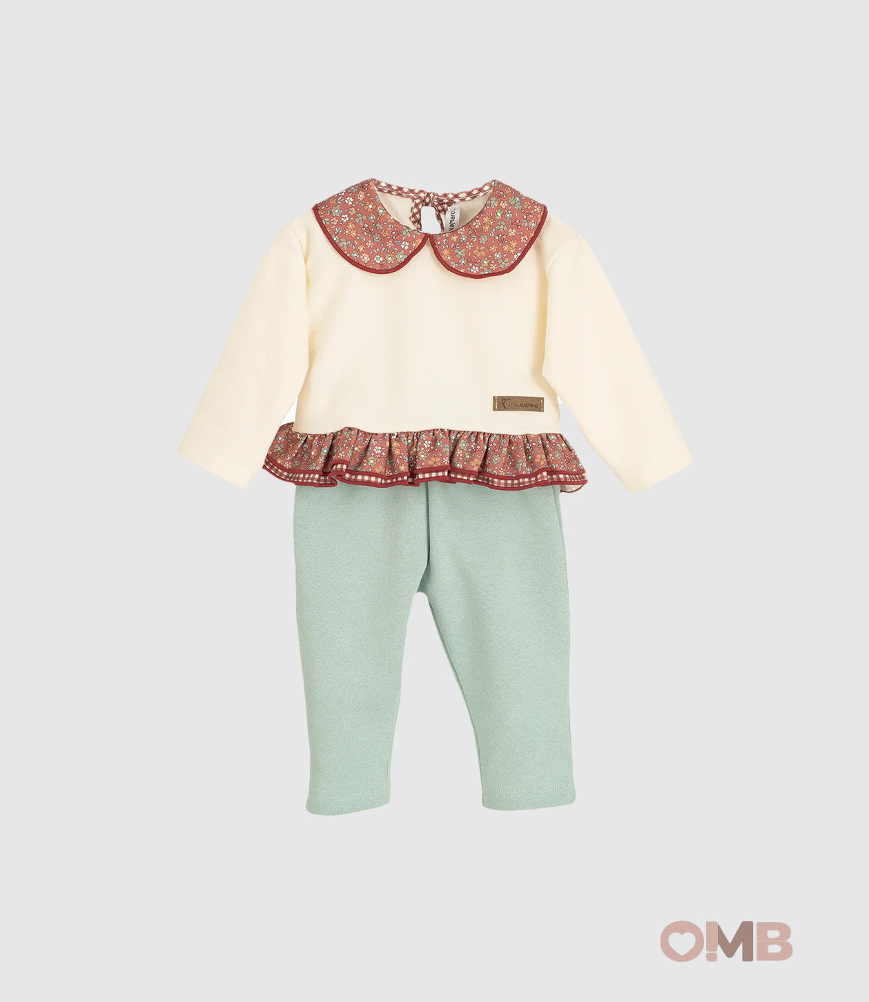 Completo Calamaro Baby neonata 11222-B Verde 11222-B MENTA CALAMARO BABY 