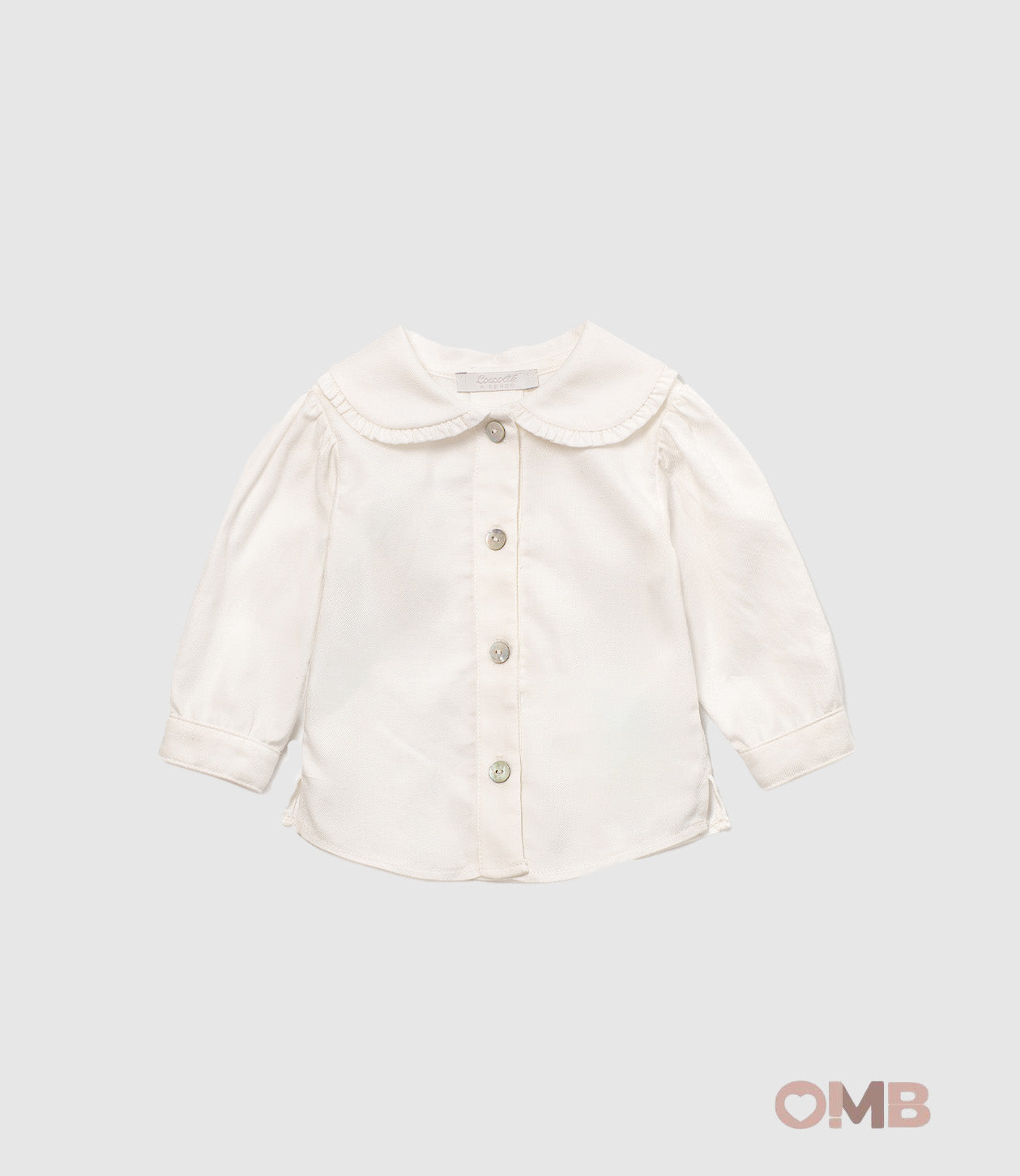 Camicia Coccode neonata 62180 Panna<BR/> 62180 PANNA COCCODE 
