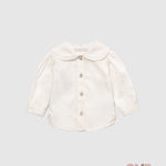 Camicia Coccode neonata 62180 Panna<BR/> 62180 PANNA COCCODE 