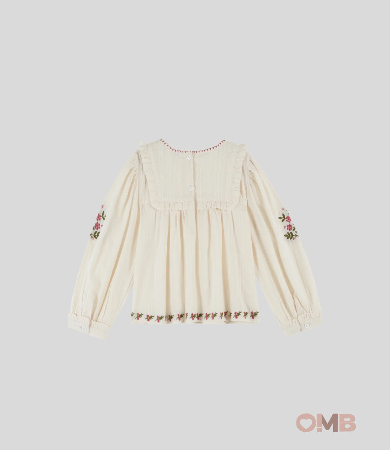Blusa Emile et Ida neonata AC070 Beige AC070 CREMA EMILE ET IDA 