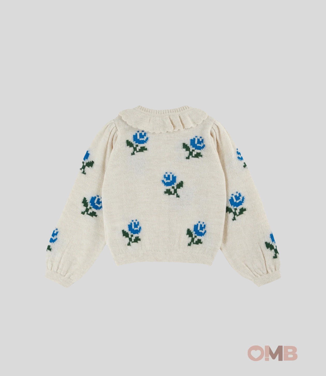 Cardigan Emile et Ida neonata AC124 Beige AC124 ECRU EMILE ET IDA 
