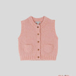 Gilet Emile et Ida bambina AC300 Rosa AC300 ROSA EMILE ET IDA 
